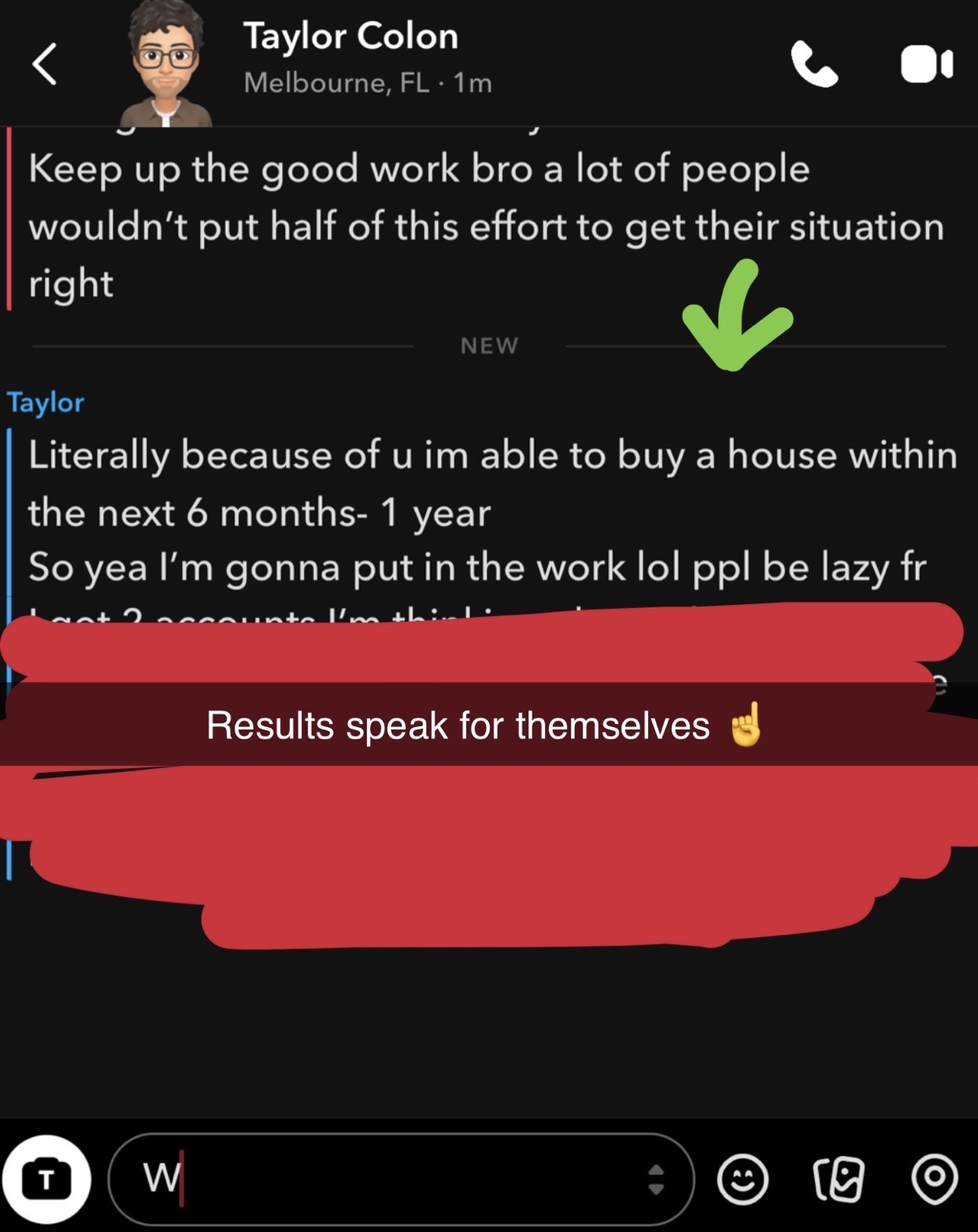 Student DM about buying a house